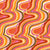 70s Groove - Orange, psychedelic twisted waves Image