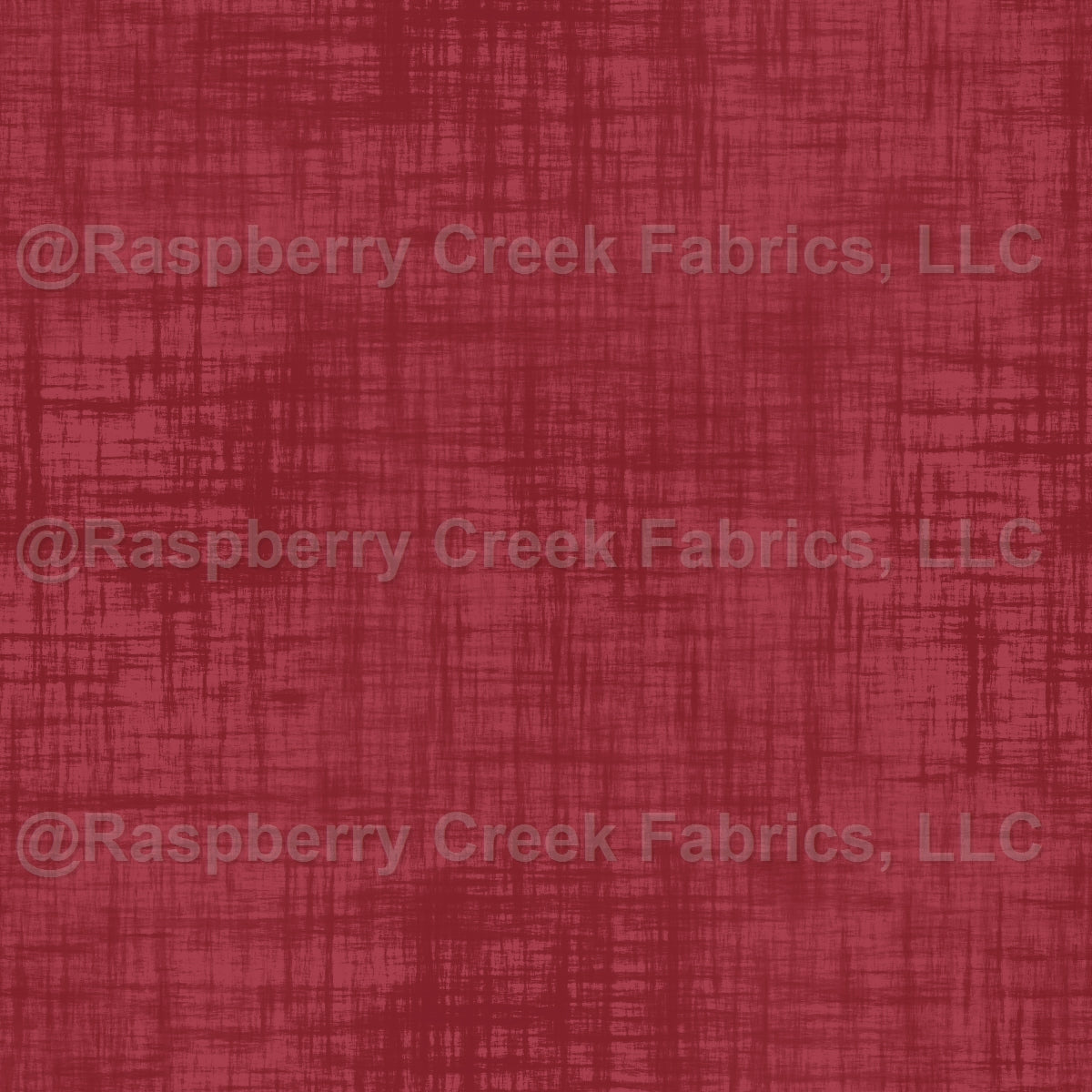 Faux Linen Texture PRINTED Solid Red