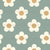 60s, Retro, Pop of flowers, 70s floral, sage green, mustard Image