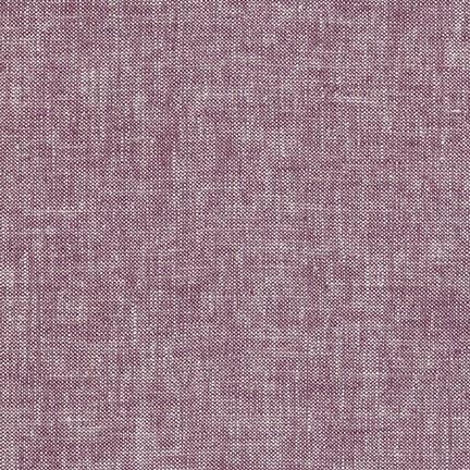 Heathered Purple Heliotrope Washable Yarn Dyed Rayon Linen, Brussels Washer Linen Collection By Robert Kaufman Fabric, Raspberry Creek Fabrics, watermarked, restored