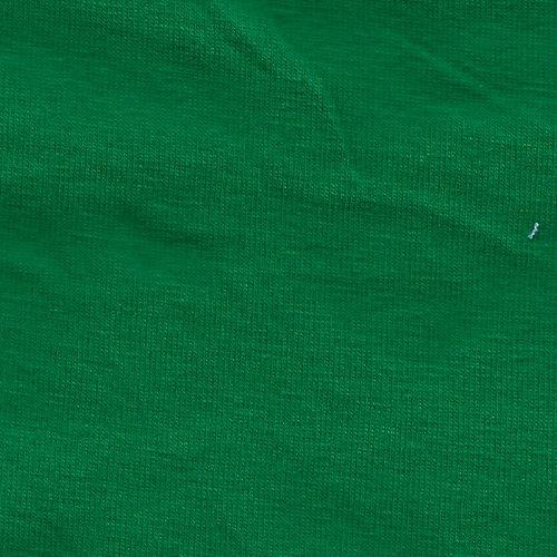 Solid Kelly Green 4 Way Stretch 10 oz Cotton Lycra Jersey Knit Fabric