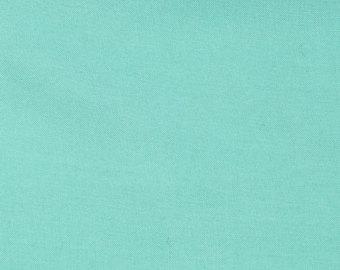 Solid Mint Rayon Challis Fabric, Raspberry Creek Fabrics, watermarked, restored