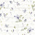 Soft lavender watercolor florals on a gentle stripe Image