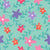 Under the Sea Floral on Teal _ Under the Sea Collection Image