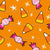 Halloween Candy in bright orange Image