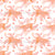 Pink and orange tiger and leaves pattern Image