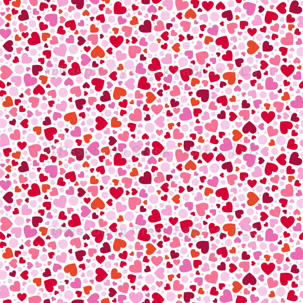 Ditsy Hearts (Valentine) - Raspberry Creek Fabrics