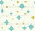 Girl Gone Glamping Collection. Retro turquoise stars Image