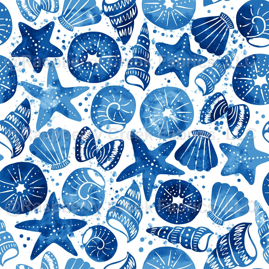 Blue Sea Shells