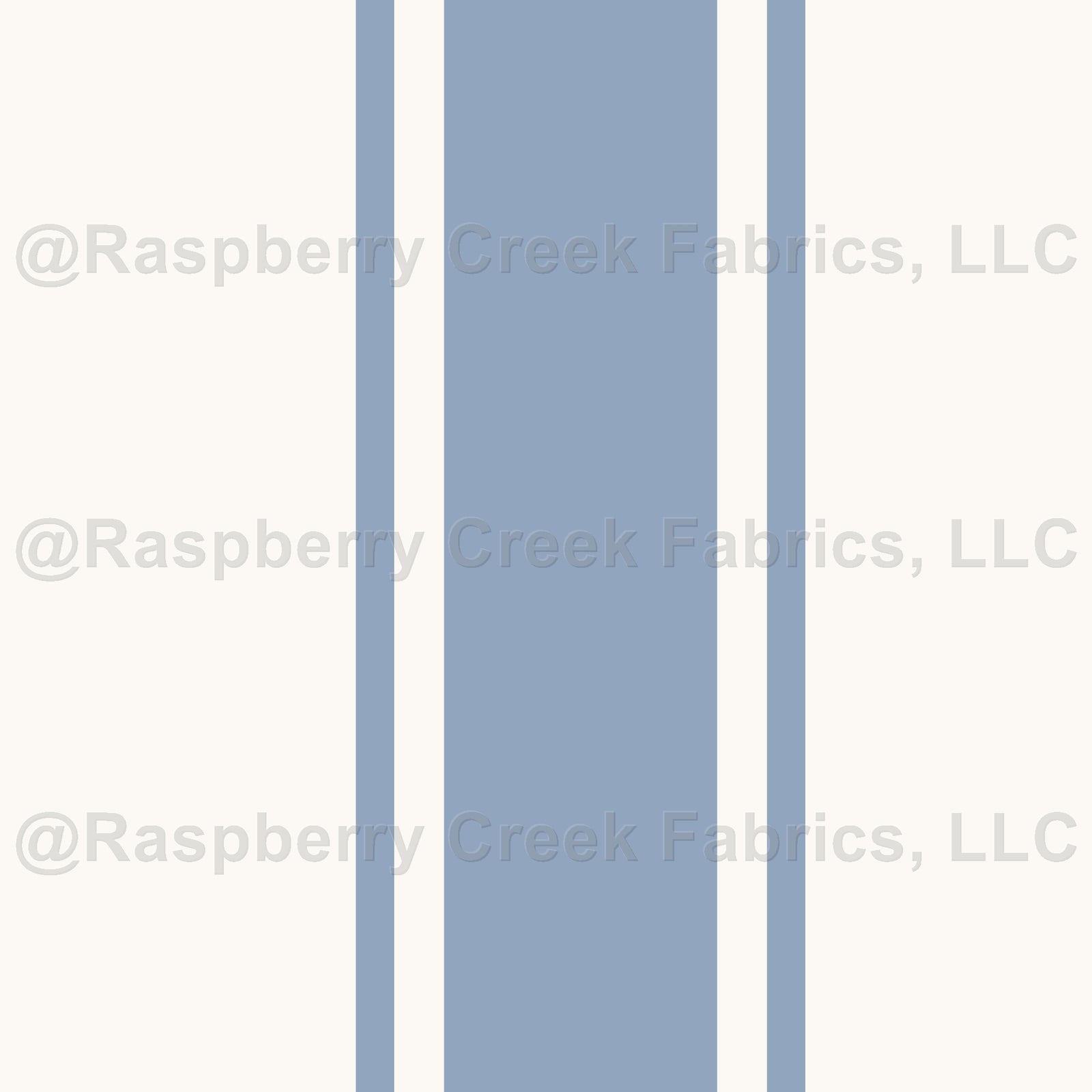 Soft Chambray Blue Ticking Stripes