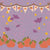 Spooky Season Buntings, Bats, and Pumpkins on Purple Image
