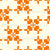 Beaded Curtain | Floral Check in Orange Image