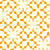 Beaded Curtain | Tangerine Orange Lacey Quatrefoil Check Image