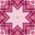 Winter Raspberry | Patchwork Stars in Plaid in Raspberry Pink, White, and Purple Image