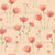 Watercolor Wildflowers Peach on Peach Image