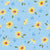 Yellow Daisies on Lt. Blue Image