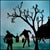 zombie graveyard with trees and crows  7 inch repeat Image
